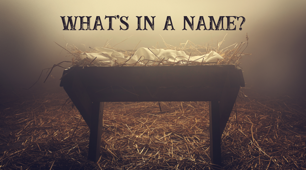 What’s in a Name? Pt 2 – “Immanuel”